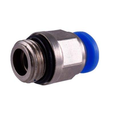 CONEXÃO RETA ROSCA MACHO Tubo 6 mm x rosca 1/8 BSP