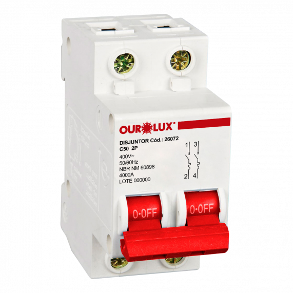 Disjuntor Bipolar 50A (C)