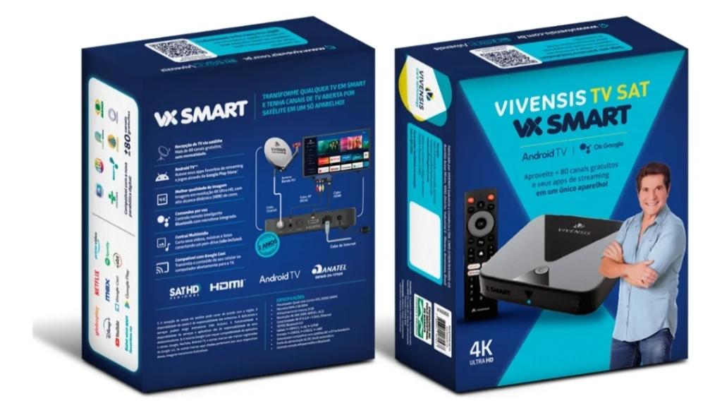 RECEPTOR DE TV VIVENSIS VX SMART SAT HD ANDROID TV