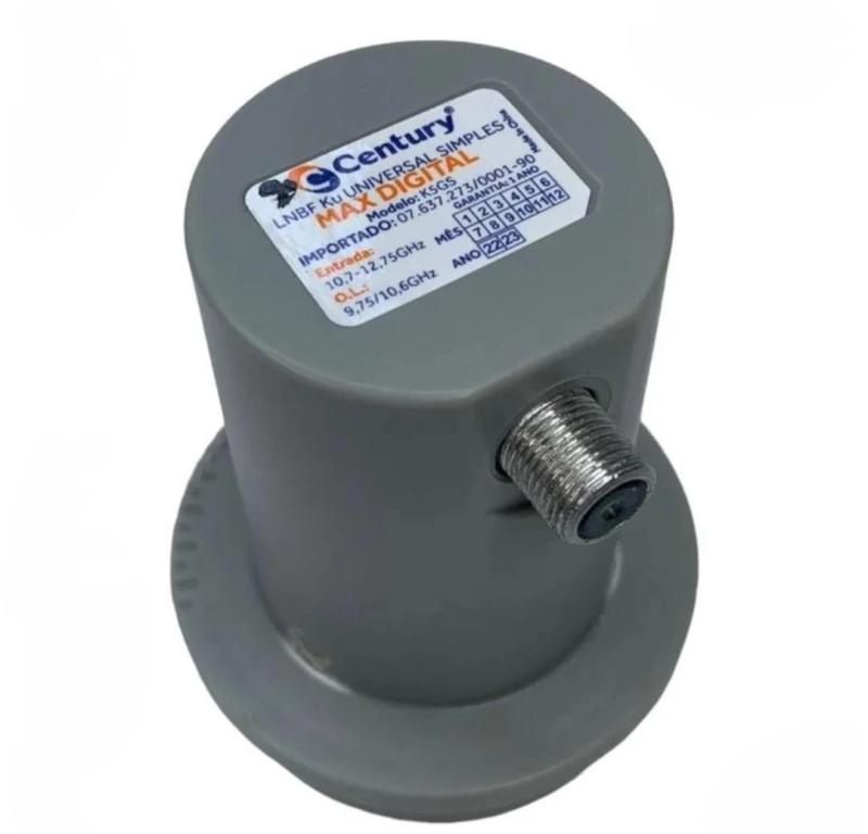 LNBF BANDA KU UNIVERSAL SIMPLES (MOD K5GS)