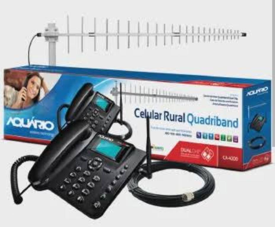 ANTENA CELULAR QUADRIBAND 12DBI COM CABO 15MTS CF-4200T