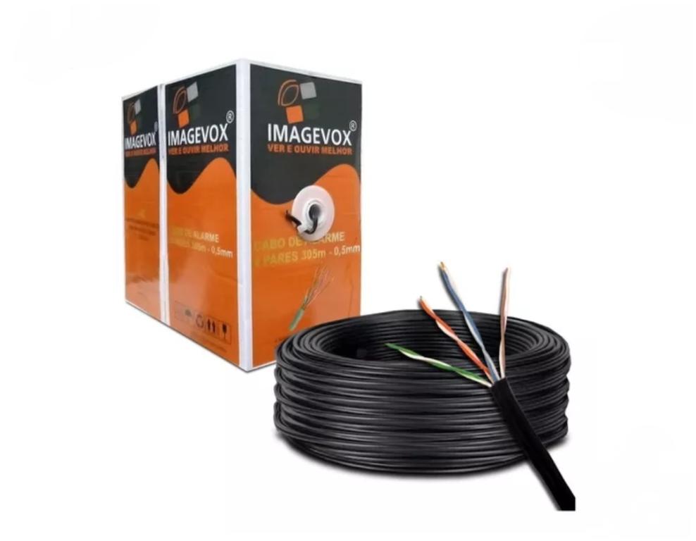 CABO DE ALARME 4 PARES - 305M PRETO IMX OCA305P