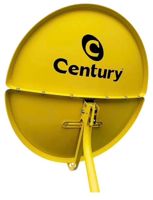 ANTENA PARABOLICA CENTURY 60CM BI-PARTIDA (AMARELA) A GRANEL
