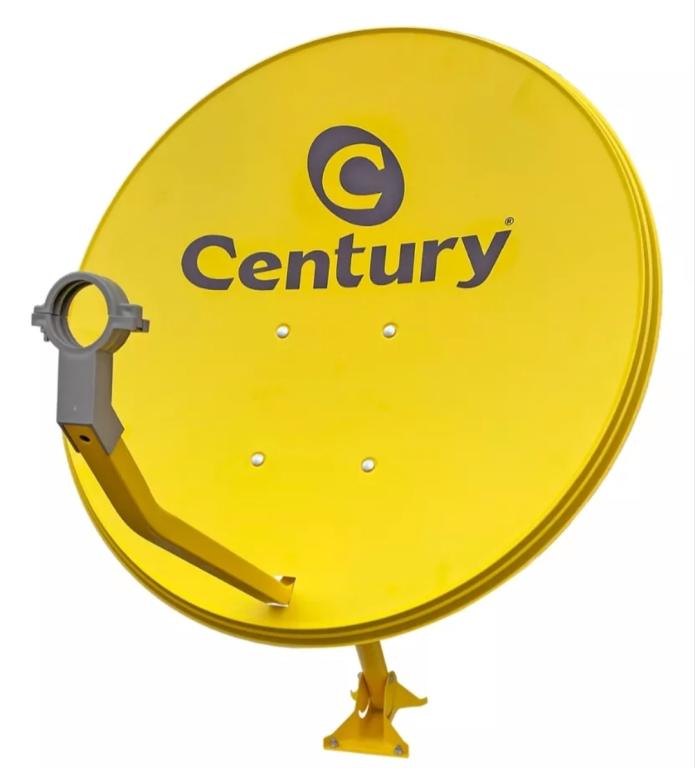ANTENA PARABOLICA CENTURY 60CM BI-PARTIDA (AMARELA) A GRANEL