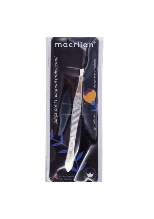 Pinça Macrilan Ponta Dourada Diagonal