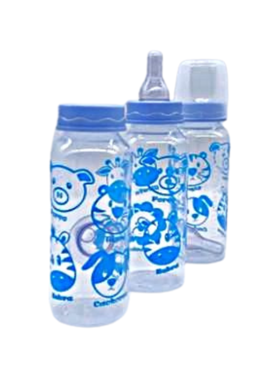 Mamadeira 240ml Decorada Azul