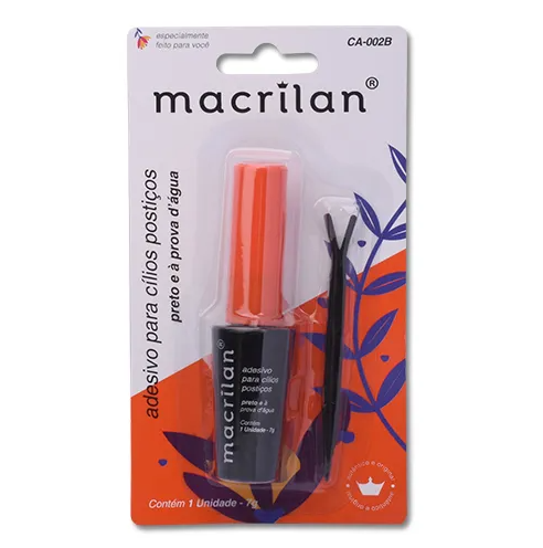 Cola P/Cílios Macrilan Preta Cartela