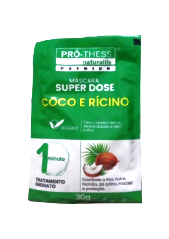 Máscara Super Dose Coco e Rícino 30g