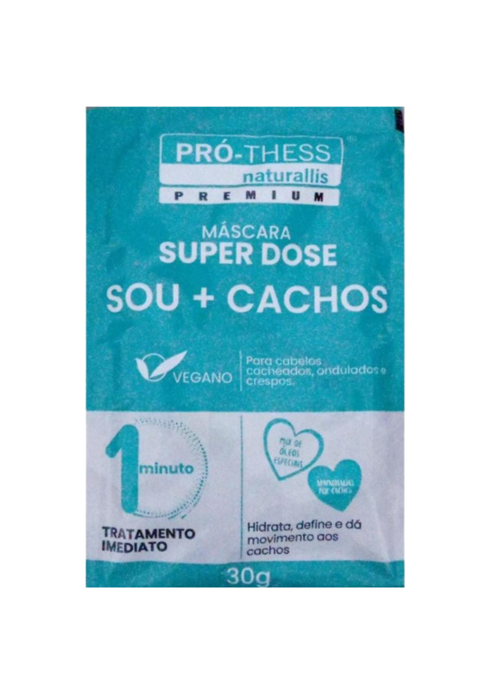 Máscara Super Dose Sou+Cachos 30g