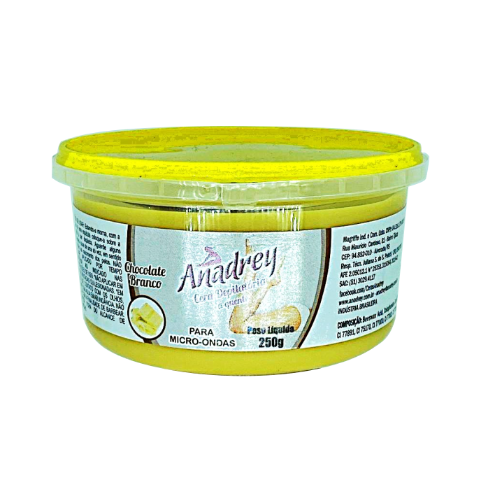Cera Depilatória p/Micro 260g  Chocolate Branco