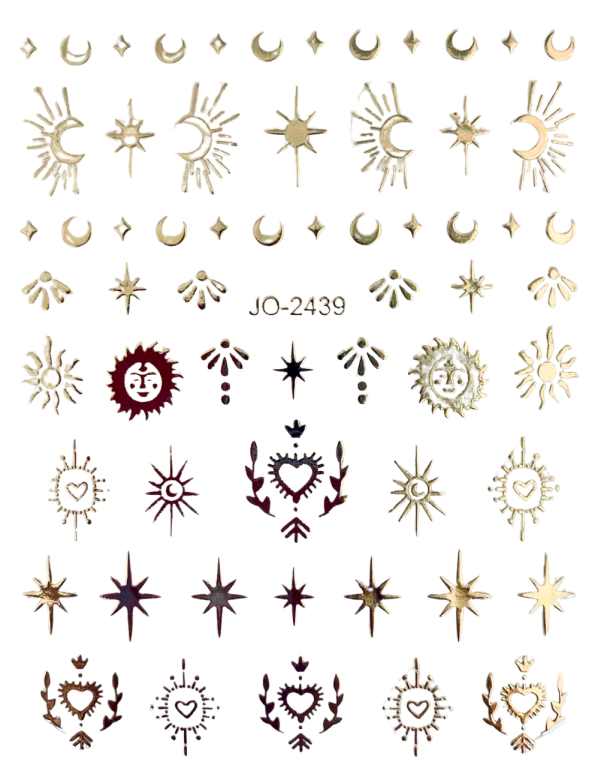 Adesivo Unhas Premium Prata Cartela