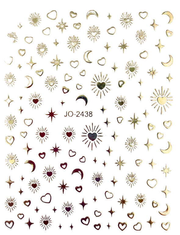 Adesivo Unhas Premium Prata Cartela