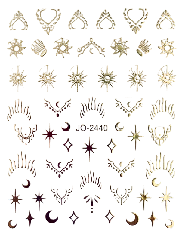 Adesivo Unhas Premium Prata Cartela