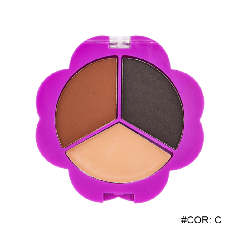 Trio de Sobrancelhas Azaléia - Cor C