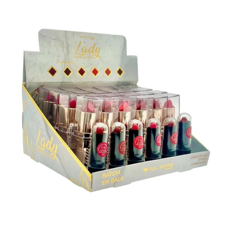 Batom Cremoso Lady Display c/24 un