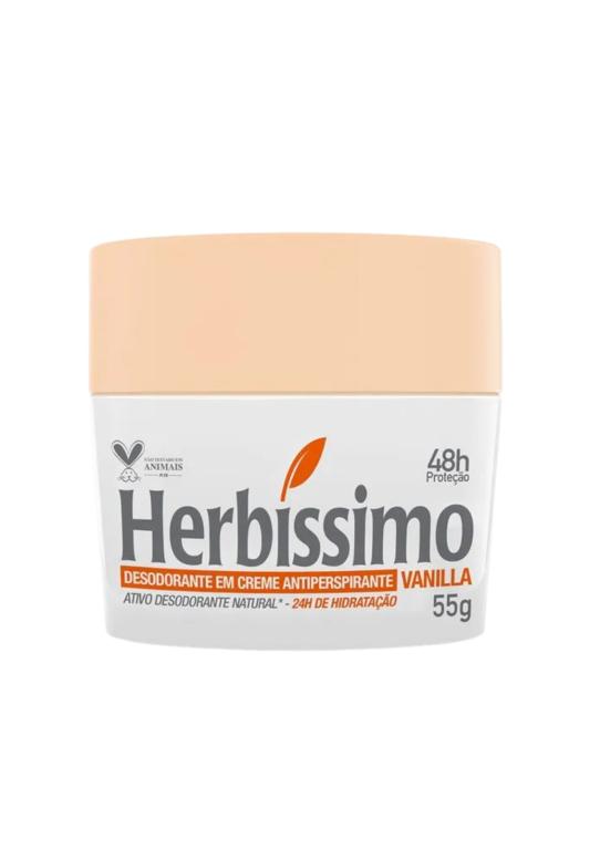 Creme Desod Herbíssimo Antip Vanilla 55g