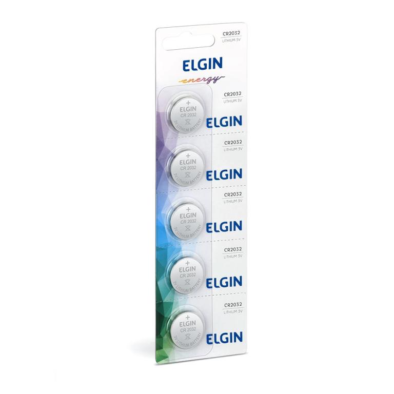 BATERIA ELGIN CR 2032 BLISTER C/5 UN