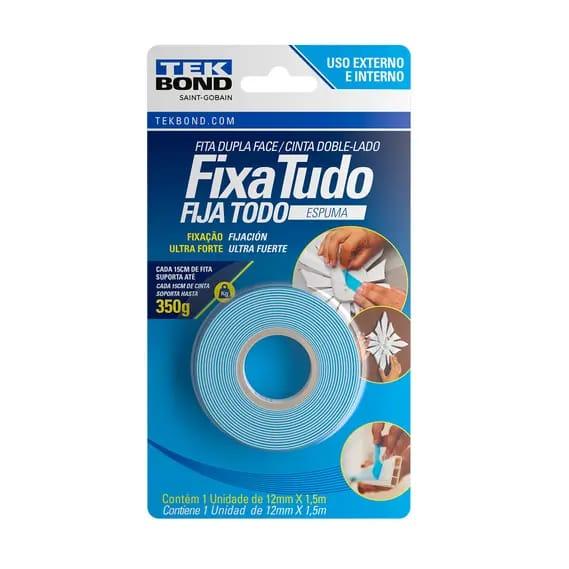 FITA DUPLA FACE ESPUMA 12MMX1,5 C/ BLISTER