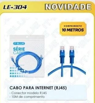 CABO DE REDE 10 MTS IT.BLUE LE-304