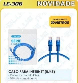 CABO DE REDE 20 MTS IT.BLUE LE-306