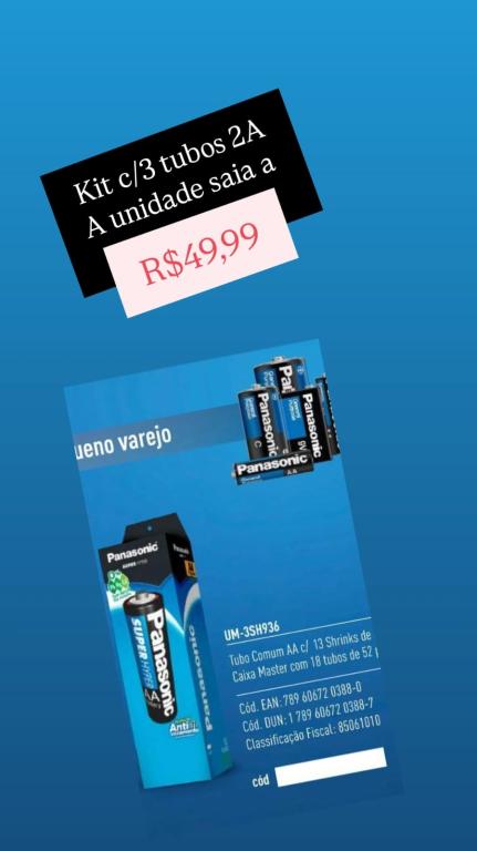 KIT C/3 TUBOS 2A PANASONIC C/52