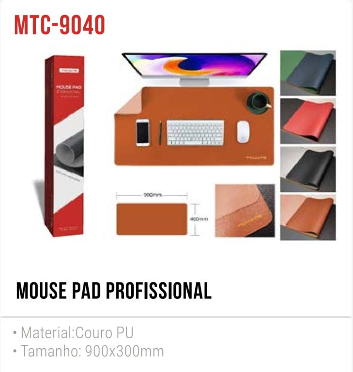 MOUSE PAD COURO 900X300MM MTC-9040