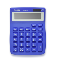 CALCULADORA ELGIN MESA 12 DIGITOS ( SOMENTE AZUL)