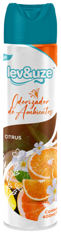 LEVE&UZE ODORIZADOR DE AMBIENTE- CITRUS 400ML/180G