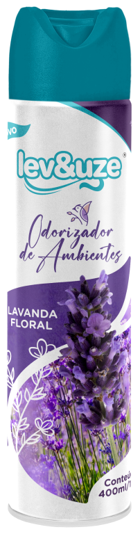 LEVE&UZE ODORIZADOR DE AMBIENTE-  LAVANDA 400ML/180G