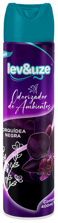 LEV&UZE ODORIZADOR DE AMBIENTE - ORQUIDEA NEGRA 400ML/180G