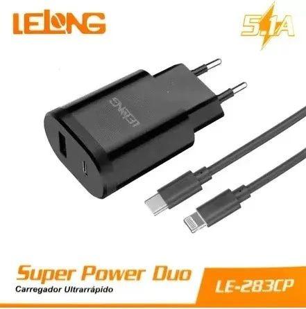 CARREGADOR TYPE C PARA IPHONE TURBO LE-283CP