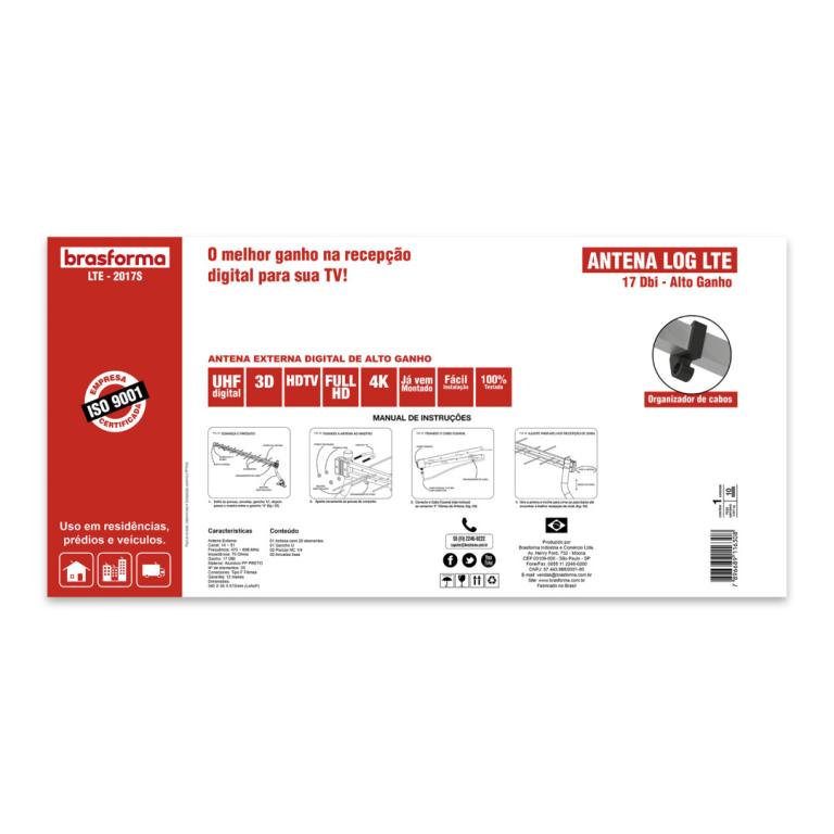 ANTENA LOG UHF 10 ELEMENTOS DIGITAL