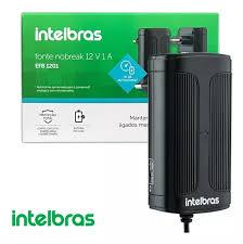Fonte eletronica Nobreak EFB1201 12v 1A Com bateria Intelbras