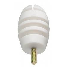 Isolador SteelPlast para Cerca Eletronica Branco 000136