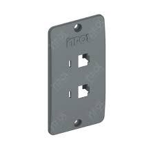 CZ 3/4 PLACA 2 RJ 45 CINZA
