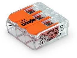 Conector 3 POLOS Wago 6mm