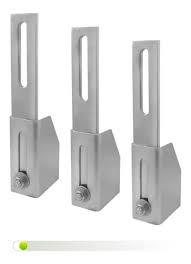 SUPORTE PORTAO MOTOR BASCULANTE ALUMINIO BRANCO