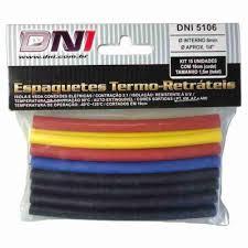 Espaguete Termo-retratil 6mm kit Dni 5106