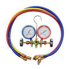 MANIFOLD R22/134/404 C/VISOR DE LIQ C/MANG DE 90CM