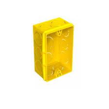 CX CONDULETE EMBUTIR PVC 4X2 AMARELA