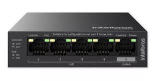 Switch 5p Giga S1005G-P POE INTELBRAS