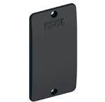PLACA CEGA ELETRODUTO 1 PRETO PT