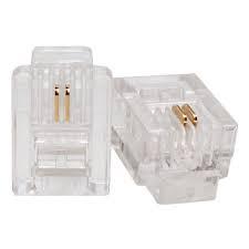 PLUG MODULAR RJ 9 TELEFONE/MONOFONE