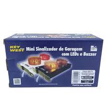 SINALIZADOR MINI GARAGEM BR C/LED C/BIP BIVOLT DNI