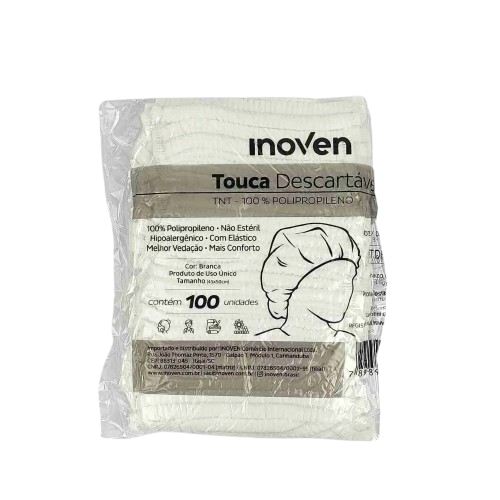 TOUCA TNT DESCARTAVEL INOVEN