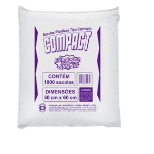 SACOLA LISA BRANCA 50x60 HIPERROLL