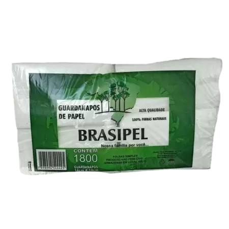 GUARDANAPO 14X14 C/1800 BRASIPEL
