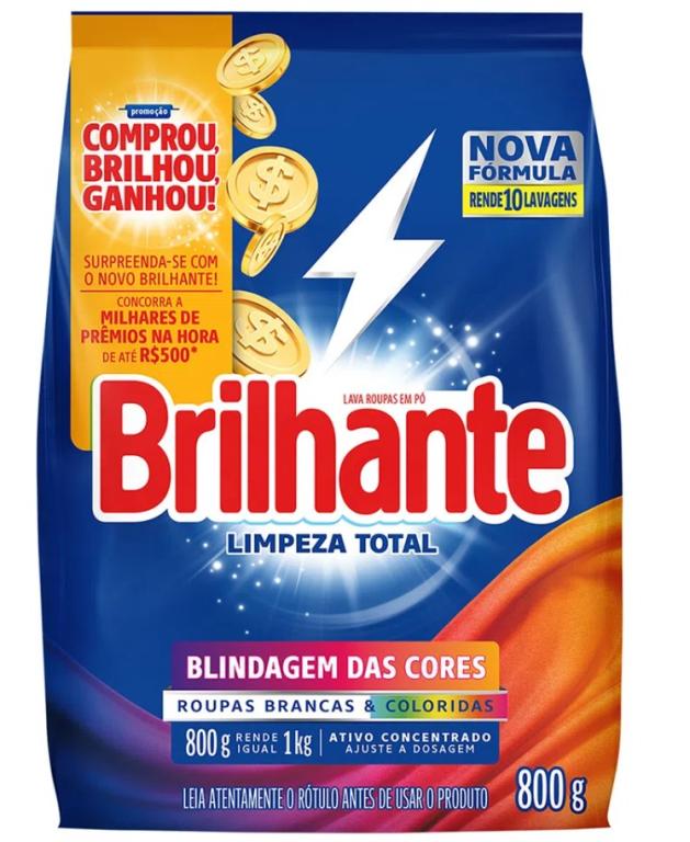 Det Po Brilhante Sache Limp Total 800grs FD 16