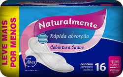 Abs Naturalmente Mais Conforto C/Abas  C/16