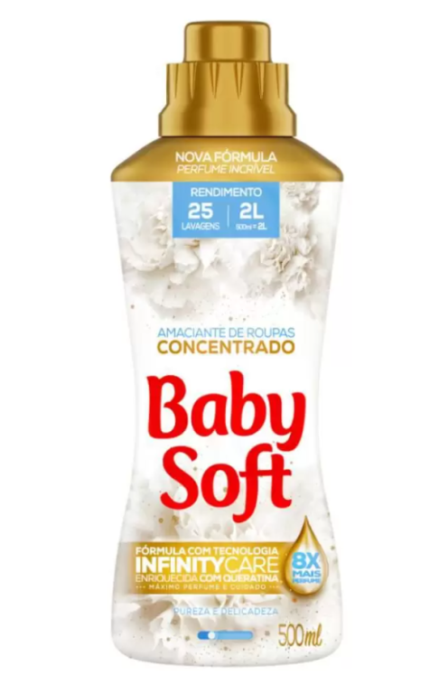 Amac Baby Soft Conc Pureza Branco 500ml